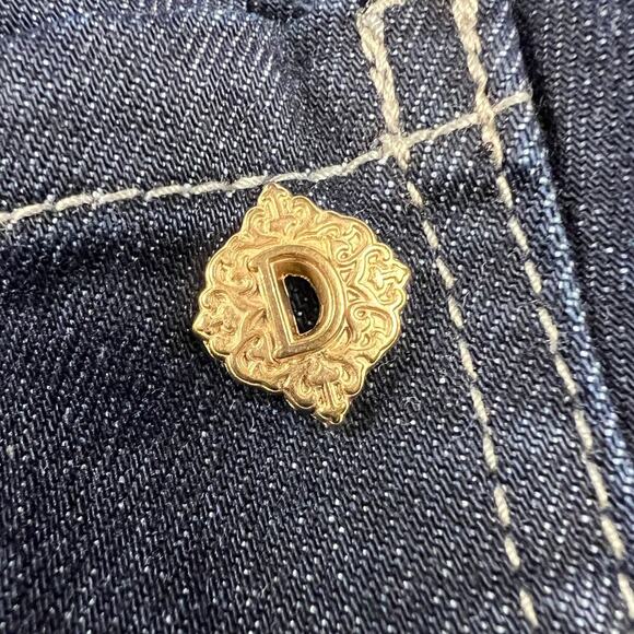 Democracy “Ab"solution® Ankle Skimmer Indigo Tummy Slimming Jeans Size 16 - Picture 13 of 14